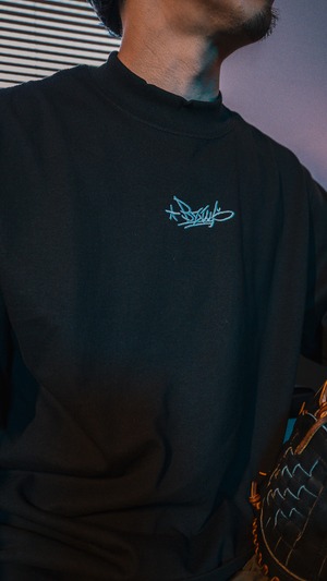 BZWS 7.5oz U.S.A Cotton OverSized T-Shirt [BLACK]