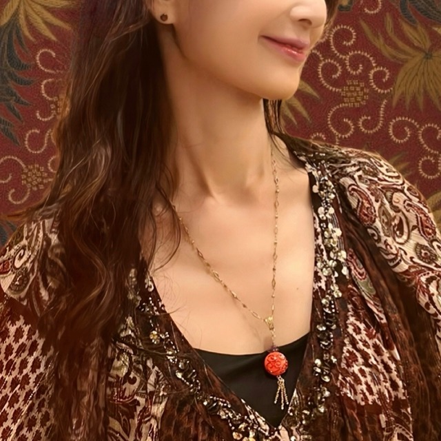 オリエンタルロングネックレス