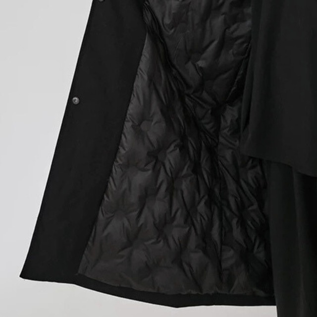 2way collar belted long coat【2color】 C1443