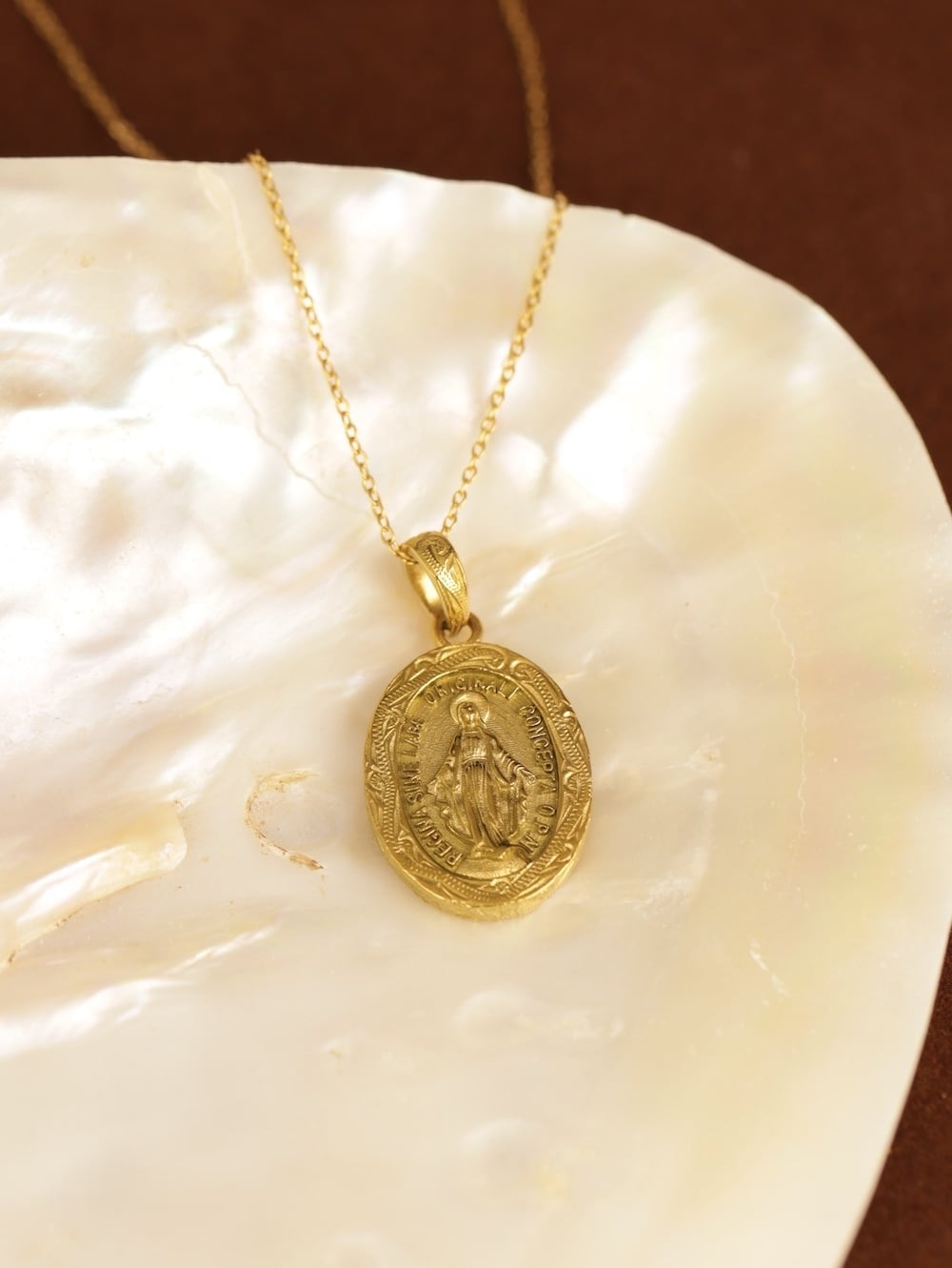 316L hawaiian maria medai necklace #n19