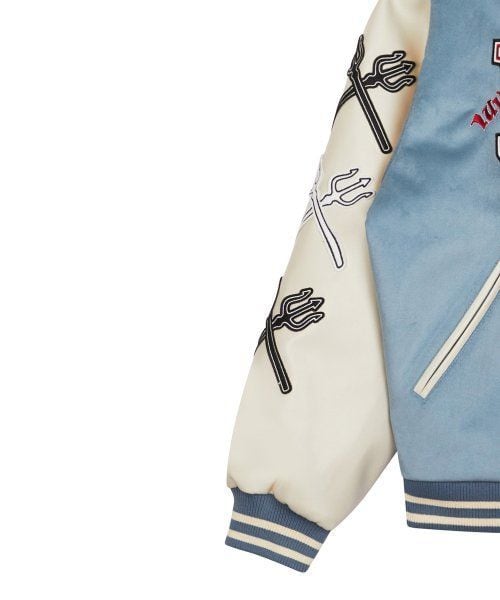 ☆NCT WISH リク 着用！！【LUVISTRUE】CH DEVIL VARSITY JACKET