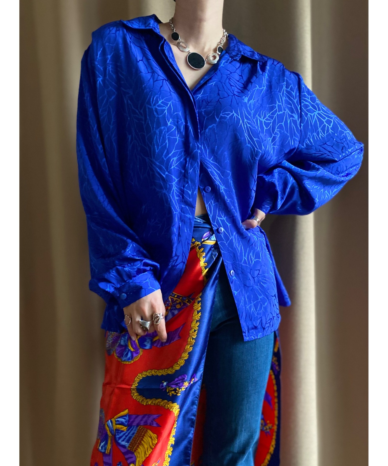 MADE IN WEST GERMANY jacquard shirt-4137-5
