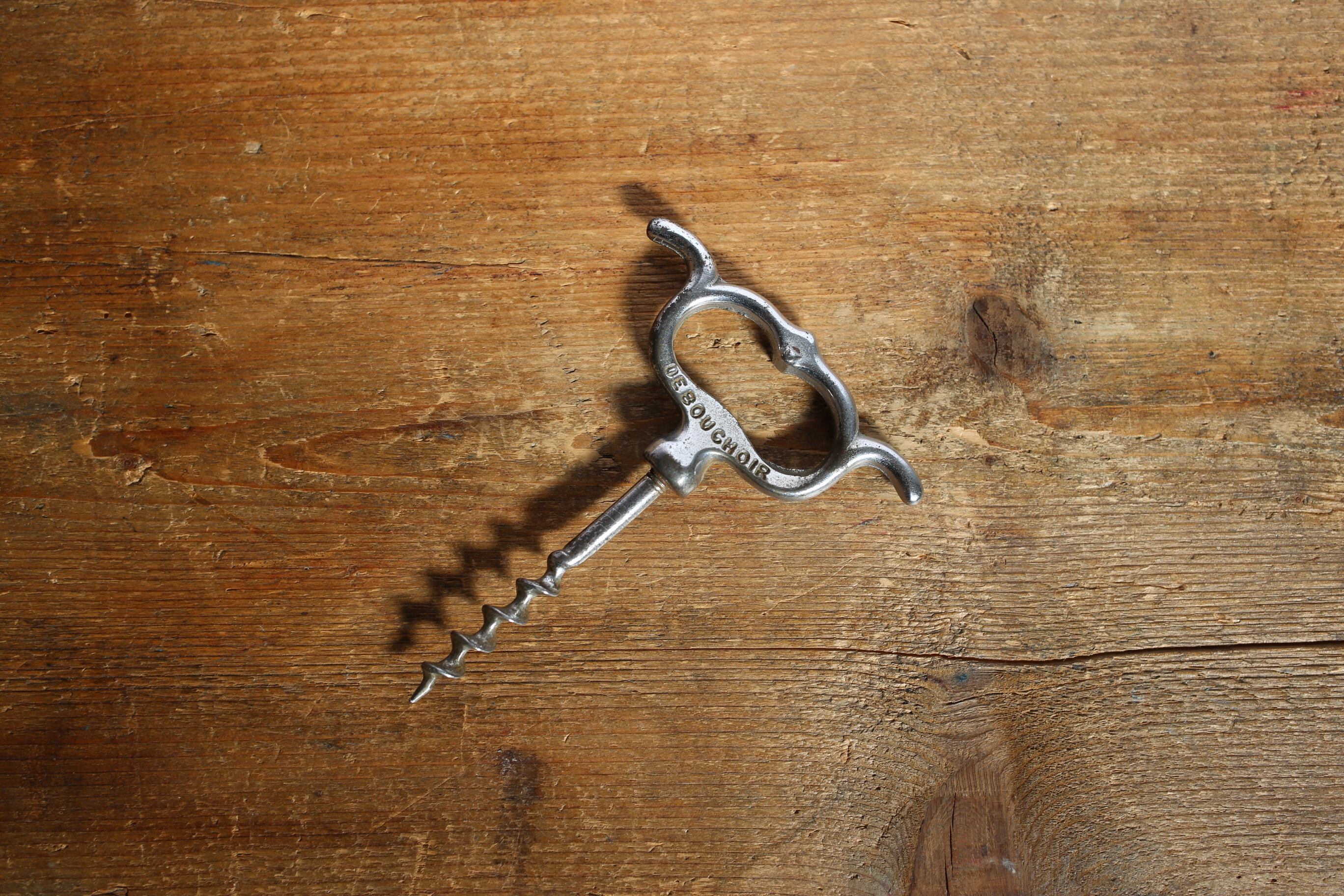 希少 フランス製 アンティーク ワインオープナー 木製 真鍮製 【公式通販】