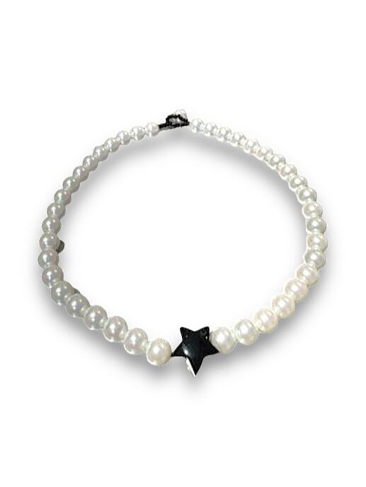 【PLANET STUDIO 】pearl star necklace