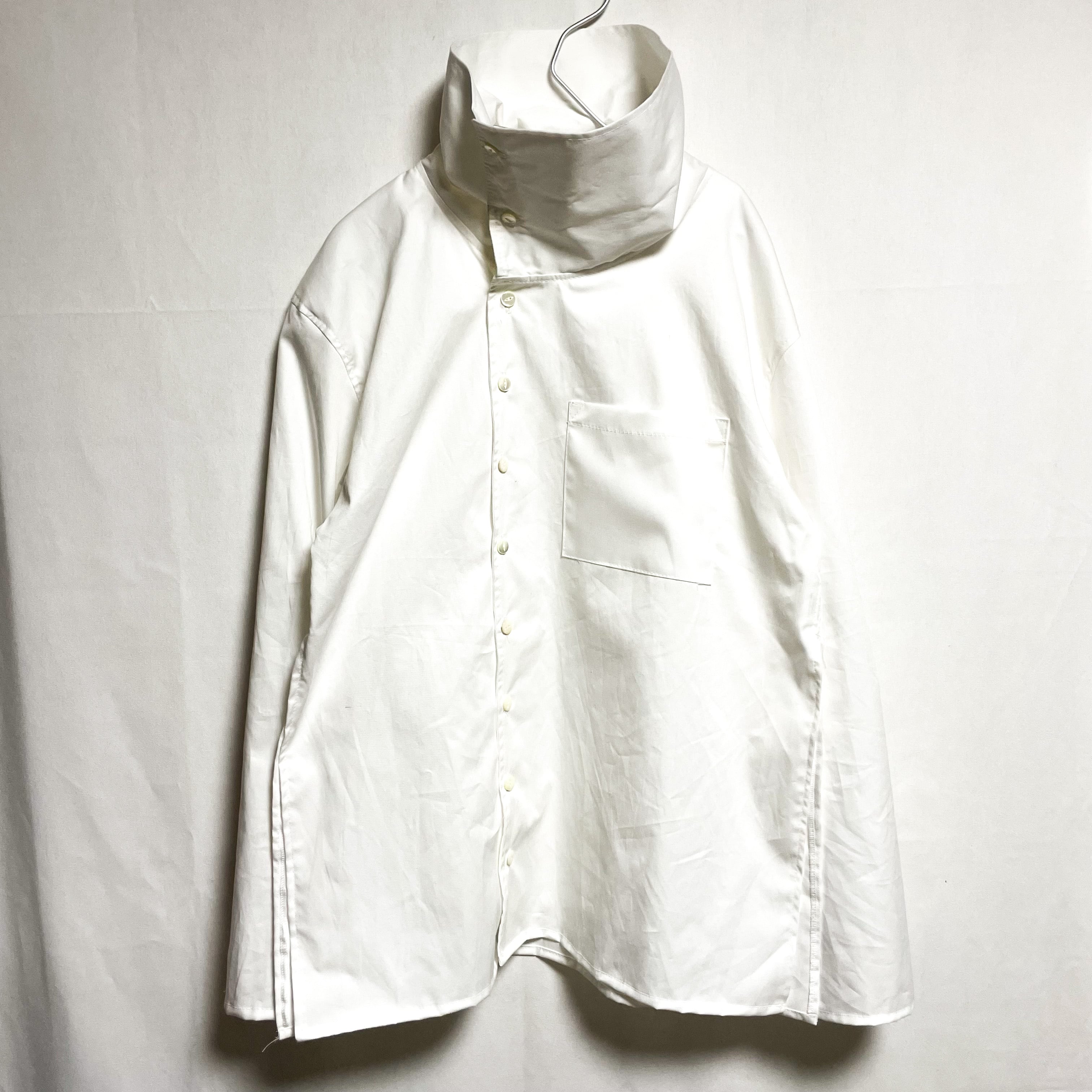 トップス Unfinished SympathySupreme  White UNFINISHED 2wayアシンメトリーホワイトトップス | UNFINISHED