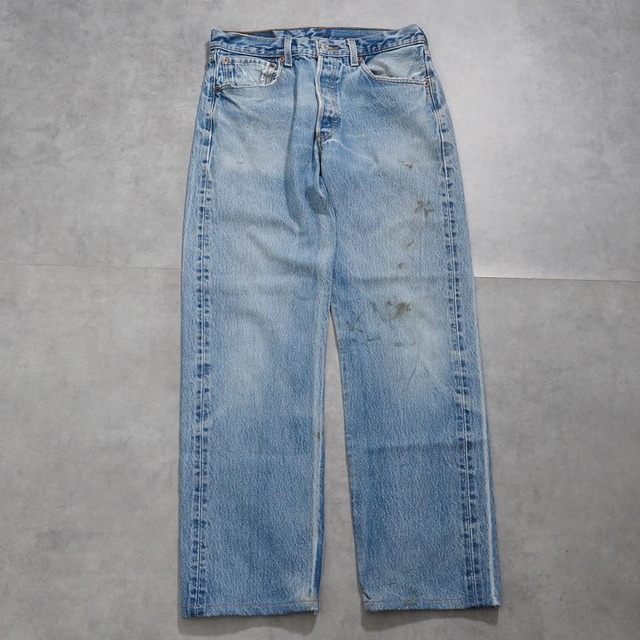リーバイス501 Levis W32 ブルーデニム 青 00s 古着 16042