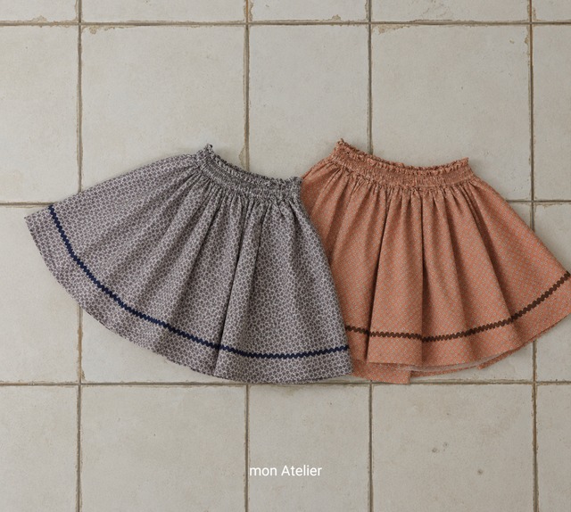 【予約/おまとめ割】monAtelier / bloome skirt