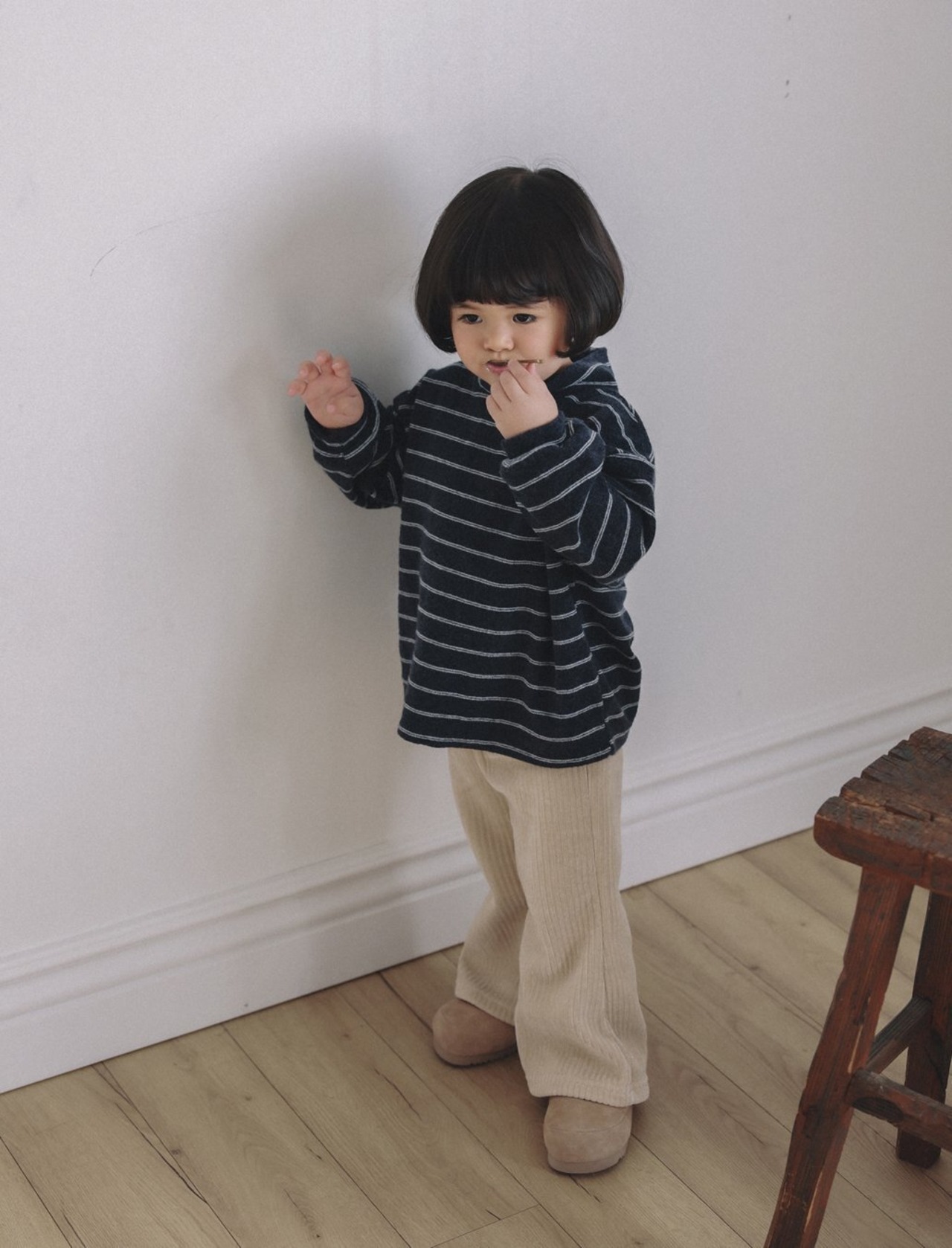 ONU［取寄］tonton rib pants 26winter