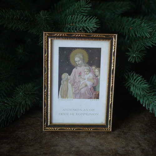 幼子とイエス　プリント画　ハンス・フーバー＝スルゼモース