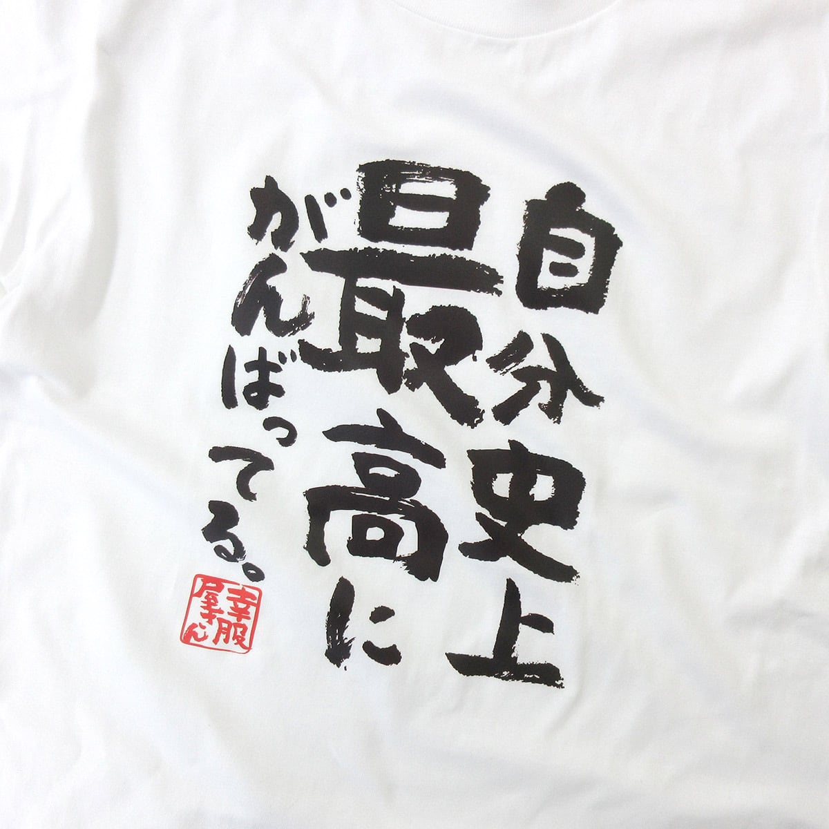 自分史上最高にがんばってる 合格祈願 Tシャツ ka500-20 受験対策 試験対策 願掛け お守り
