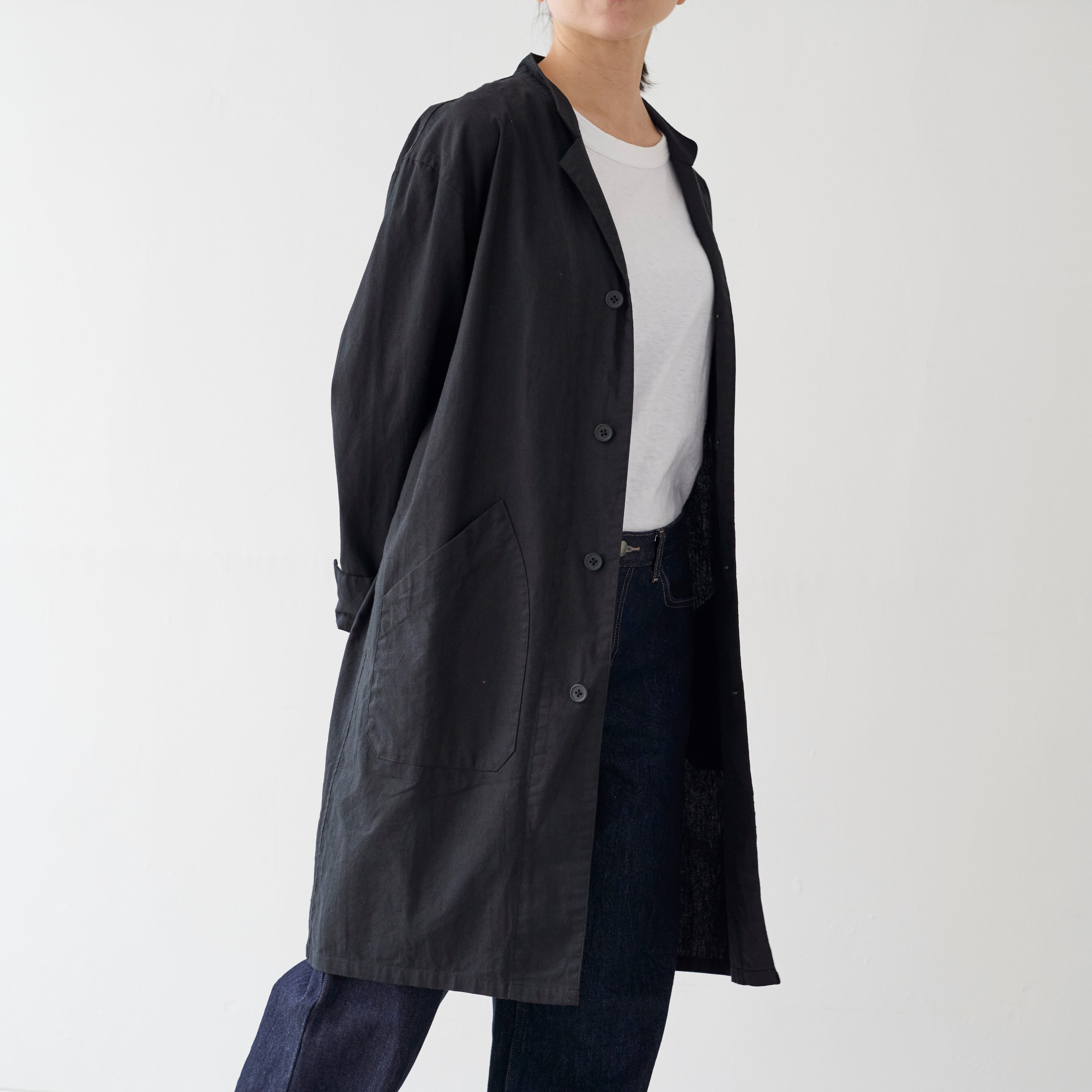 アトリエコート ブラック / atelier coat black | SUUNY LOCATION