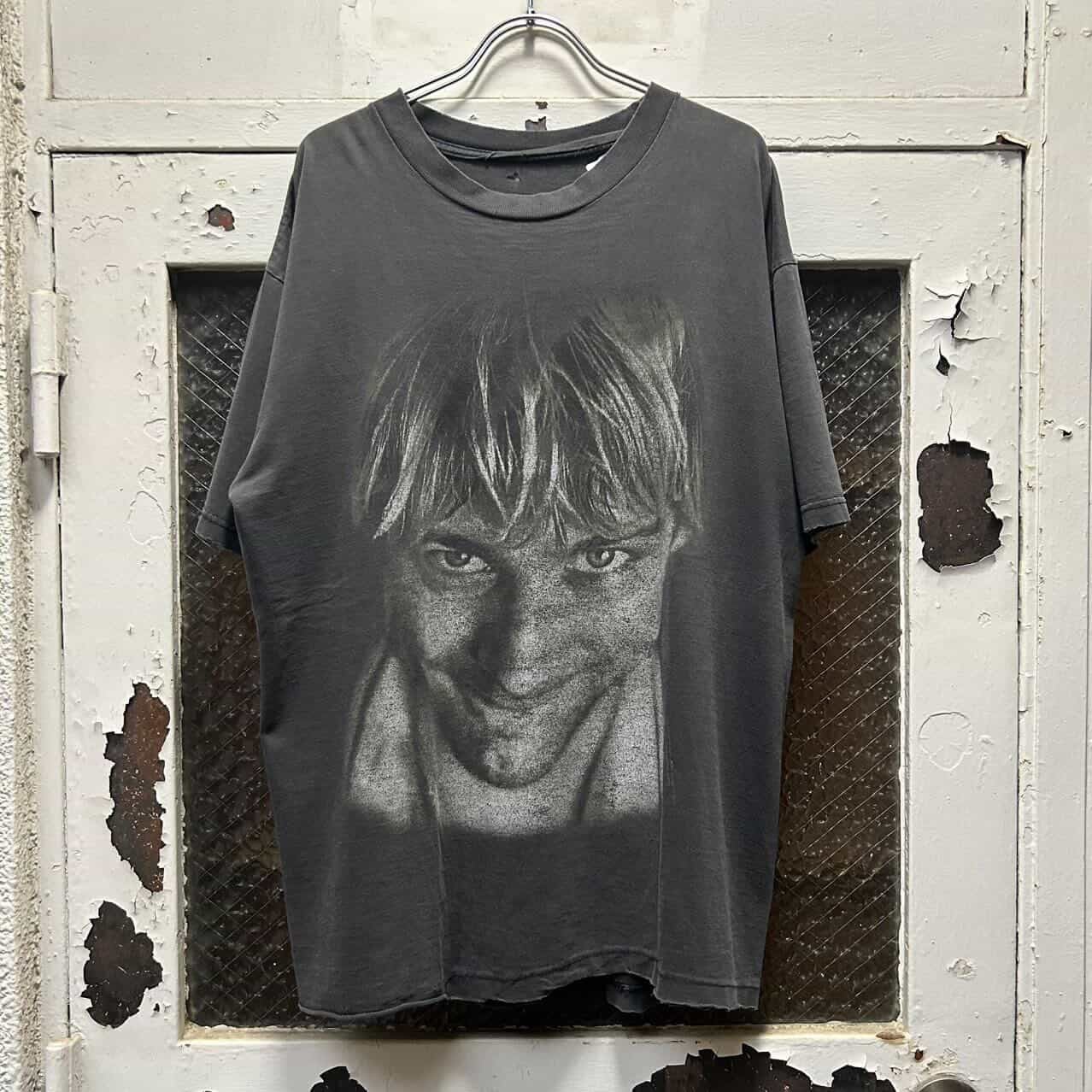 90S 襤褸 フェード  Cobain T-shirt XL相当 襤褸】 90's Kurt Cobain Tee “Memorial Face” | 下北沢SPiKe＆SPiCe