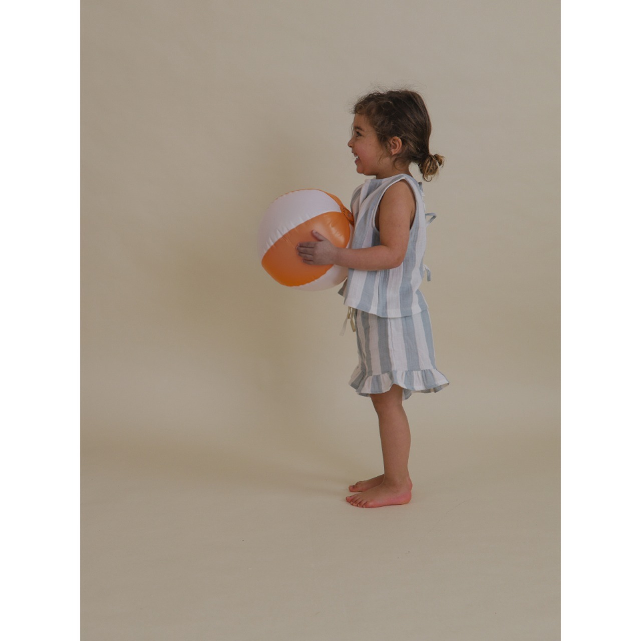 organiczoo Sardine Stripes Frill Shorts