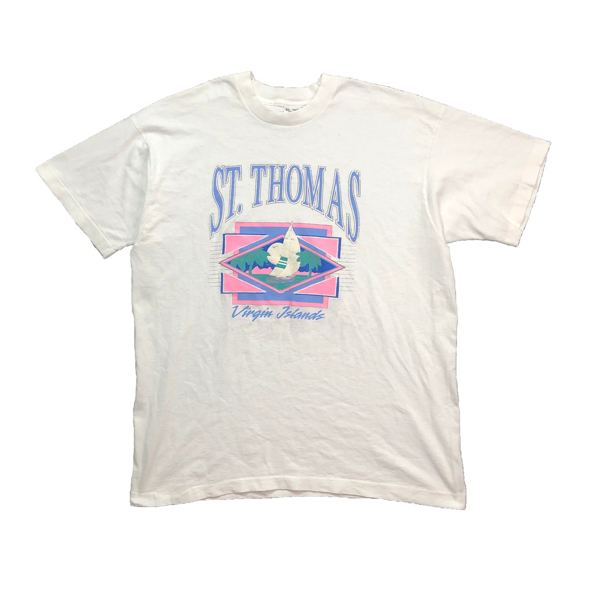 90S USA製 ヴィンテージ セントトーマス島 オールド Tシャツ メンズXL 