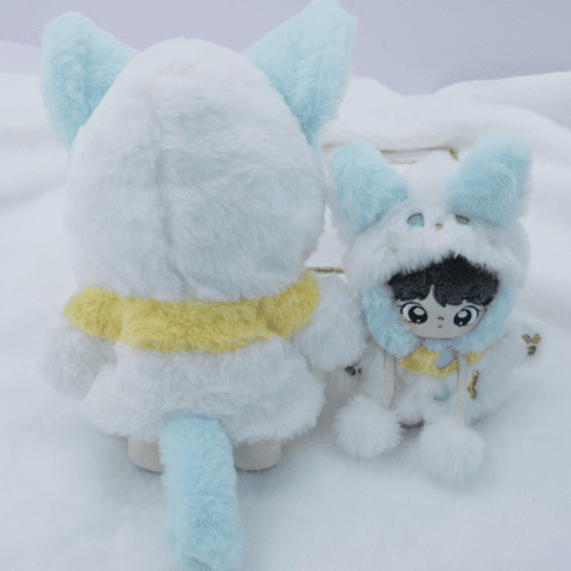 10㎝・20㎝用】4点セット もふもふ 猫耳 着ぐるみ コーデ ぬい服 ぬい