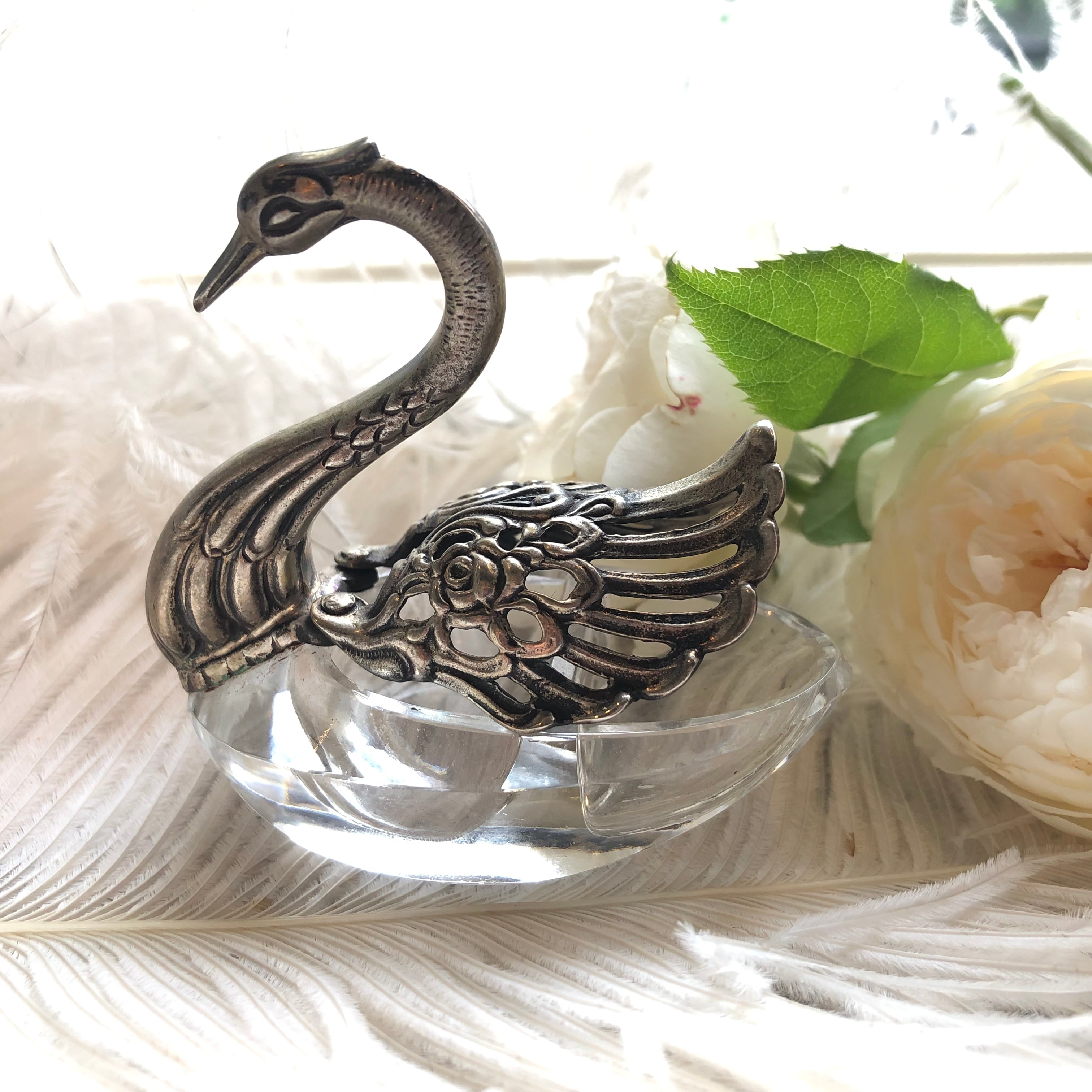 白鳥の塩入れ | メルキュール骨董店