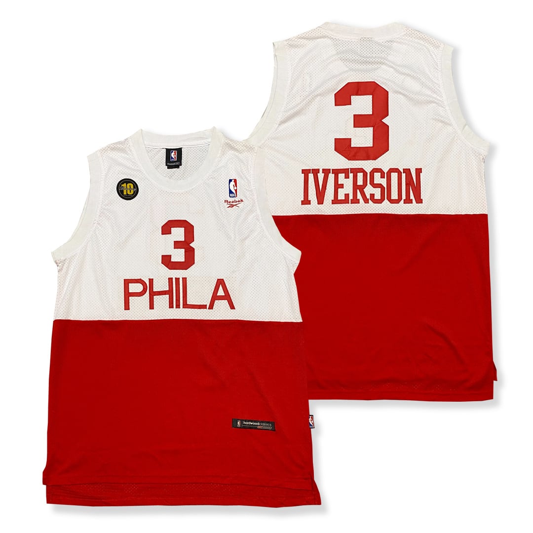 激レア！NBA フィラデルフィア 76ers ウォームアップジャケット REEBOK 