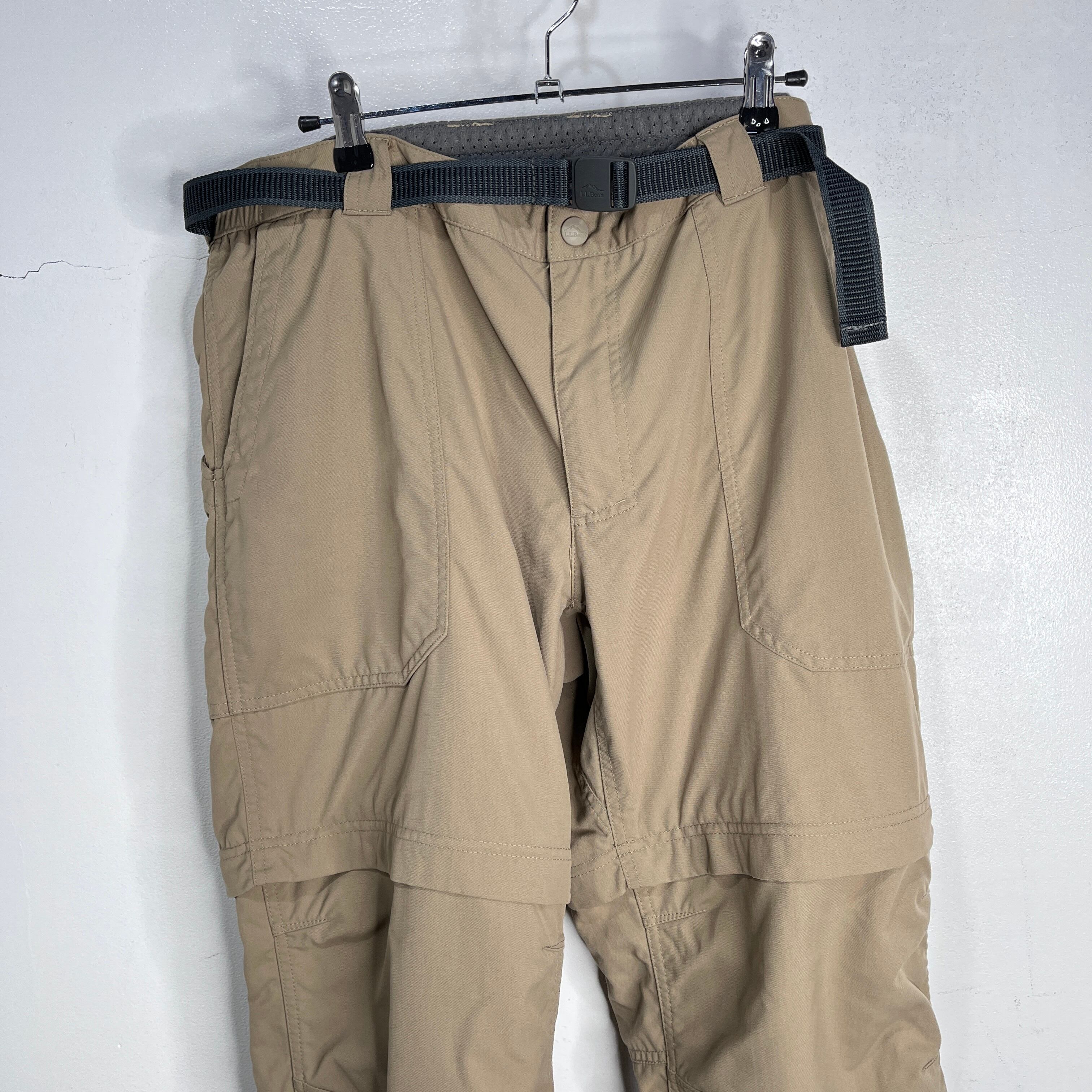 送料無料』LLbean 2wayナイロンギミックテックパンツ y2k ショーツ 