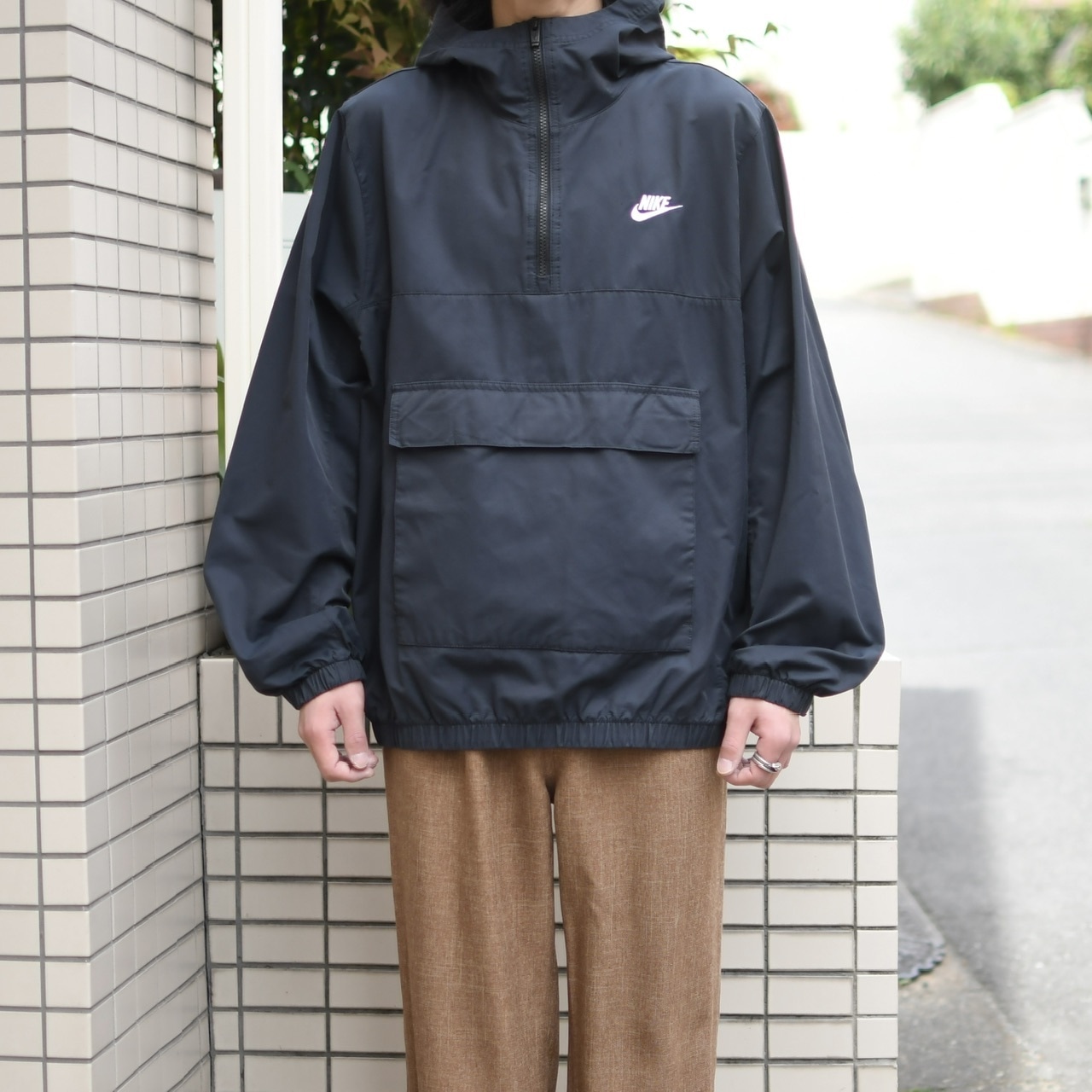 NIKE anorak parka navy