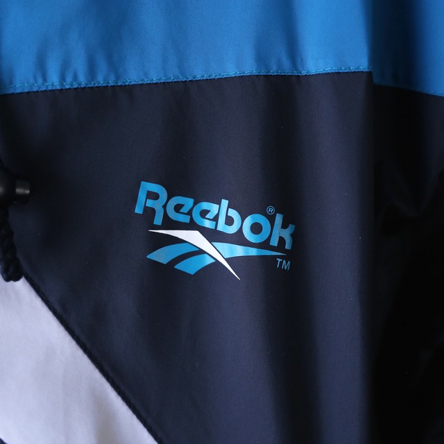 "Reebok" good coloring over silhouette nylon blouson