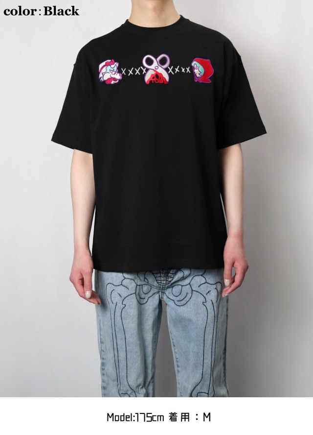 Little Red Riding Hood T-shirt（リトル・レッド・ライディング・フッド ティーシャツ）【Gray】