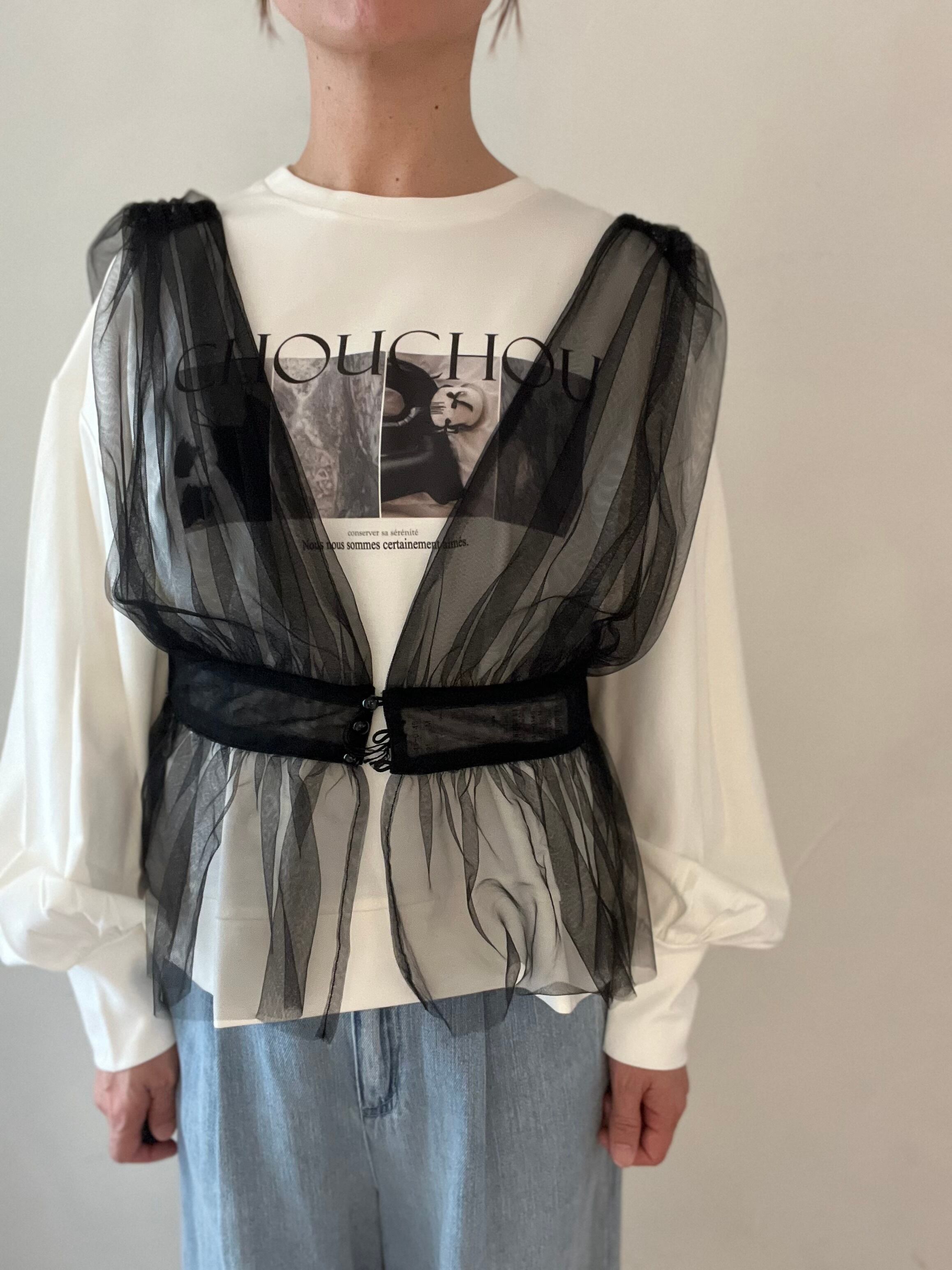 【 SELECT】フォト×ロゴボリューム袖ロンT 980-23104