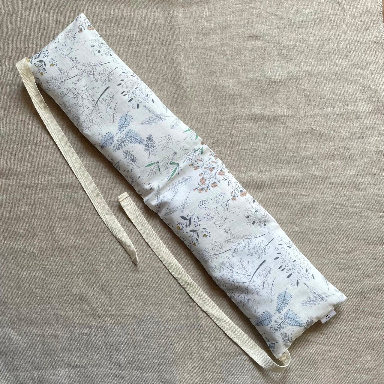 首・肩用》米ぬか・玄米カイロ（選べるハーブ）フォレスト柄 カバー付