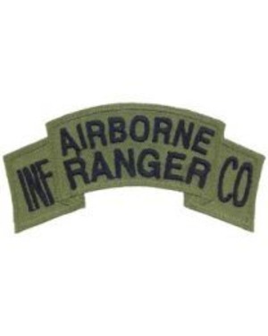 ミリタリー  ワッペン パッチ U.S.Army Airborne RANGER アーミーエアーボーンレンジャー PM0891