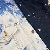 【sleevekimonojk42】着物デニムジャケットSLEEVE KIMONO DENIM JACKET