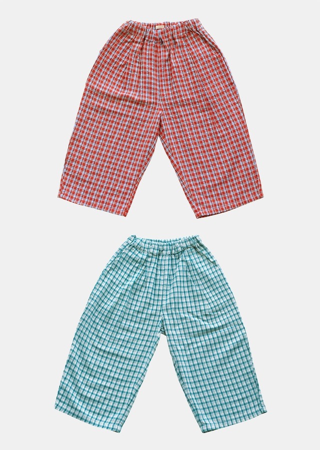 【取寄】mardi amber｜paul check pants｜ポールチェックパンツ｜XS-2XL｜kids｜26 autumn