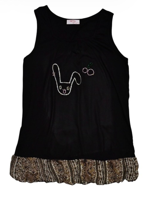 DoReMi Unique Series – Floral Ruffle Sleeveless Top