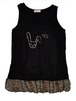DoReMi Unique Series – Floral Ruffle Sleeveless Top
