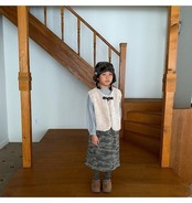 カントゥチスタジオ / cantucci studio / カモロングスカート / 韓国子供服 / 大人 / 26winter〖取寄〗*大人*