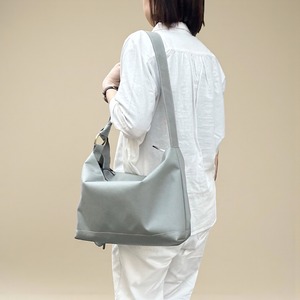 DRIFTER-M：グレー（コーデュラナイロン　撥水加工ナイロン素材ショルダーバッグ）＜受注製作＞