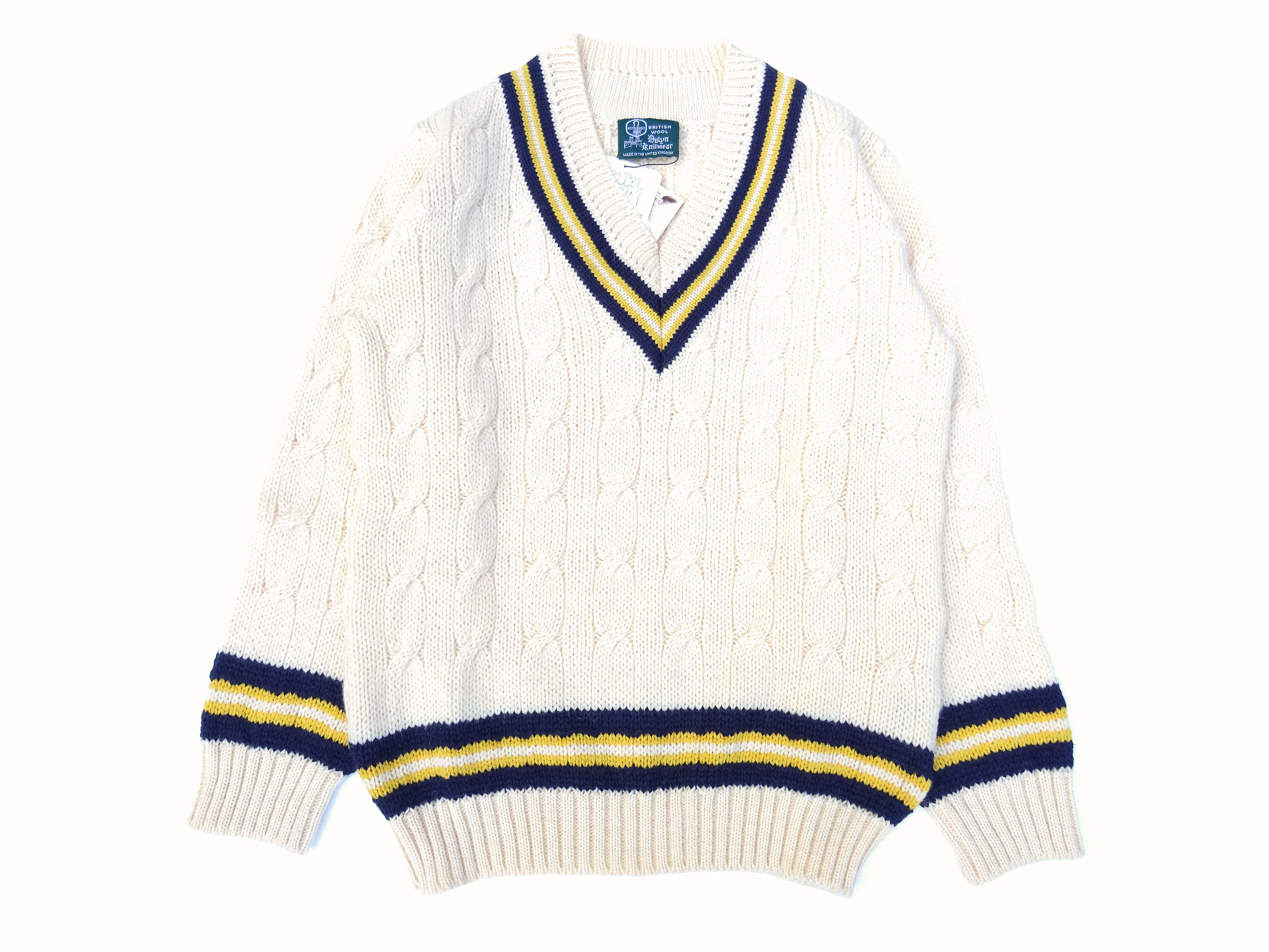 DULYN KNITWEAR (デュリンニットウェア) CRIKET P/O SWEATER アラン  