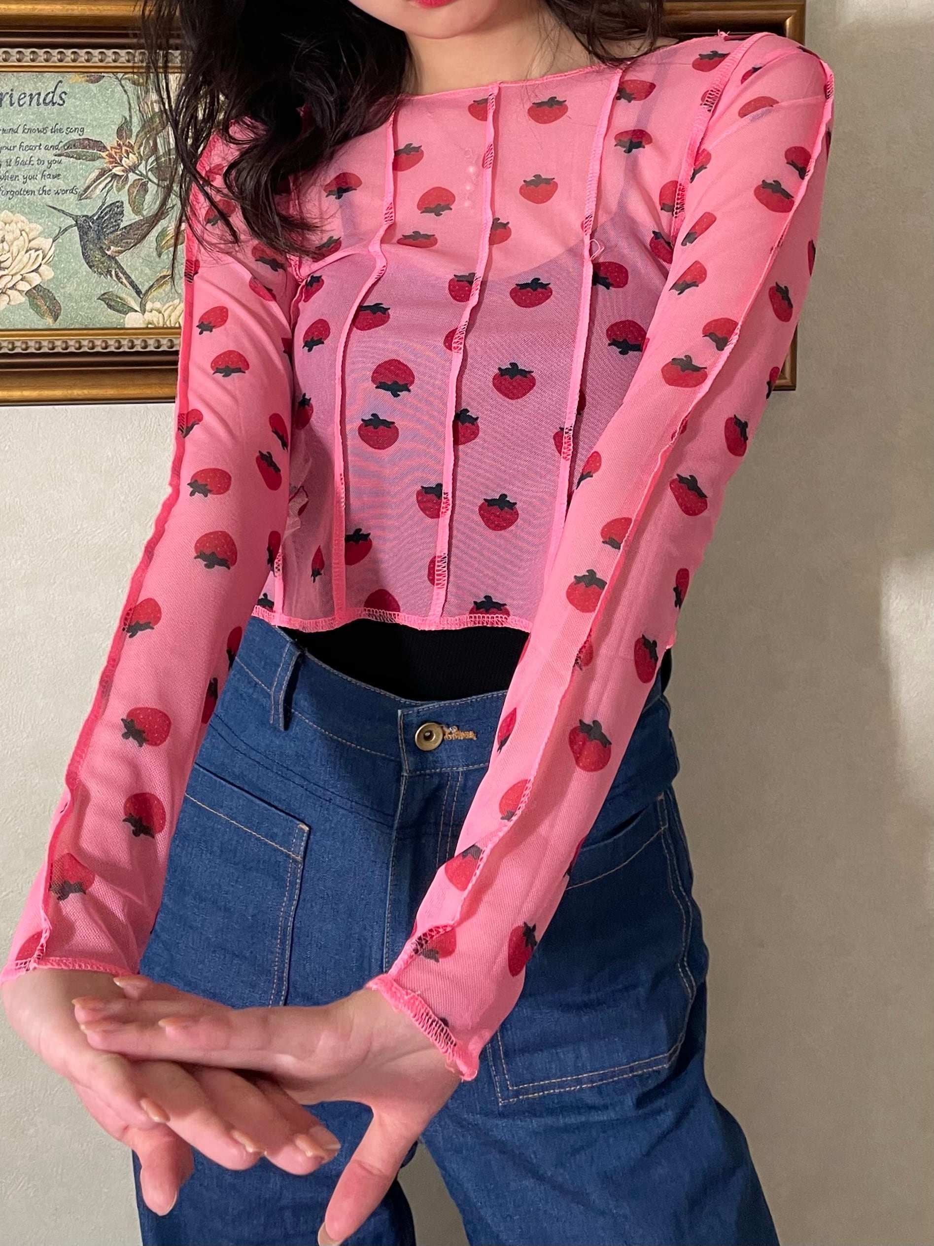 ストロベリーシースルートップス | Sick girl & Co.