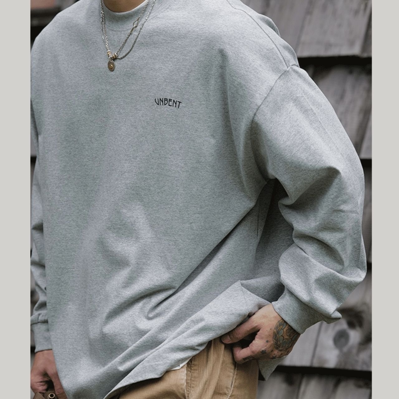 ベーシックミニロゴロングTシャツ　1161