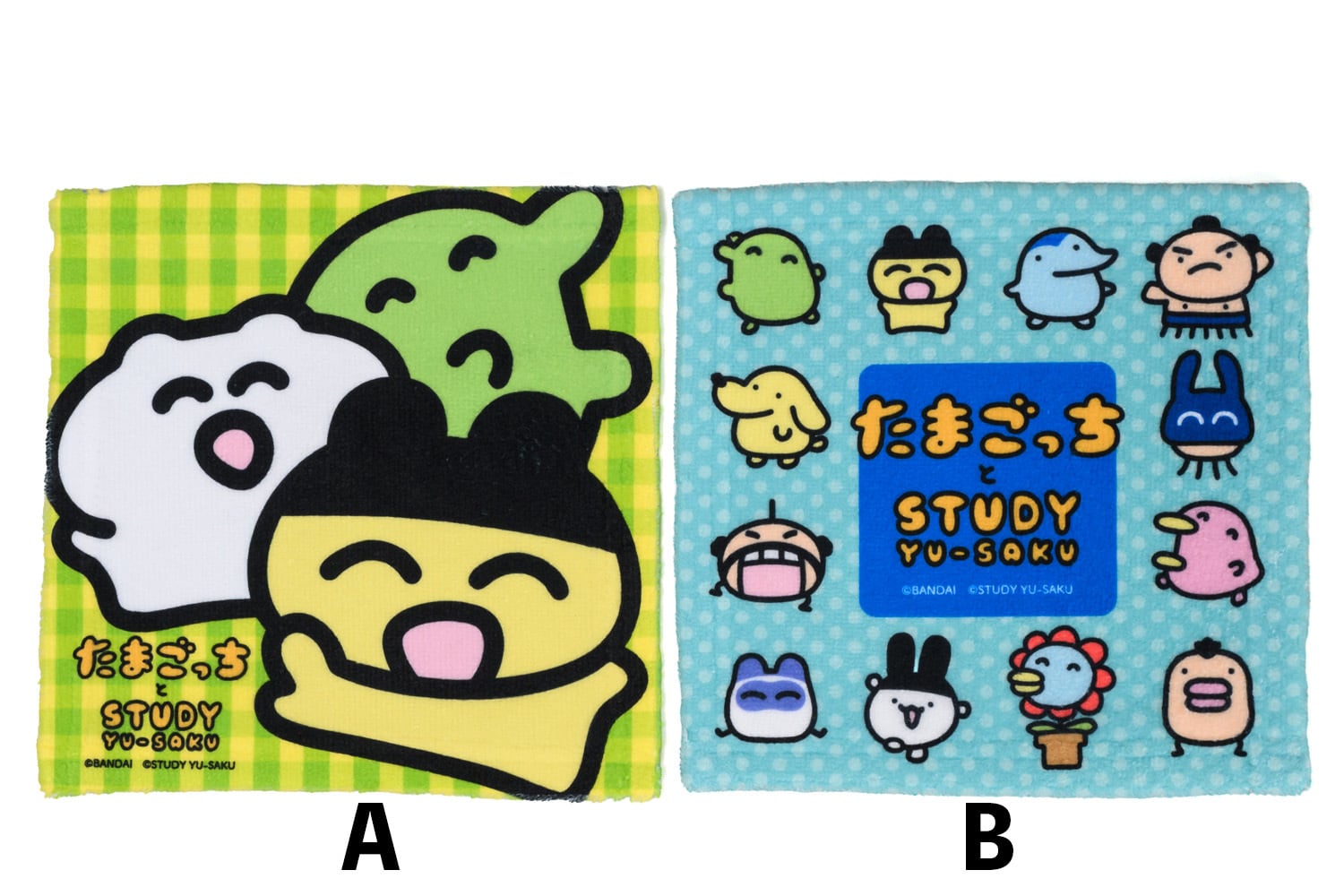 たまごっちとSTUDY優作 ミニタオル | TOKYO PiXEL. shop & gallery