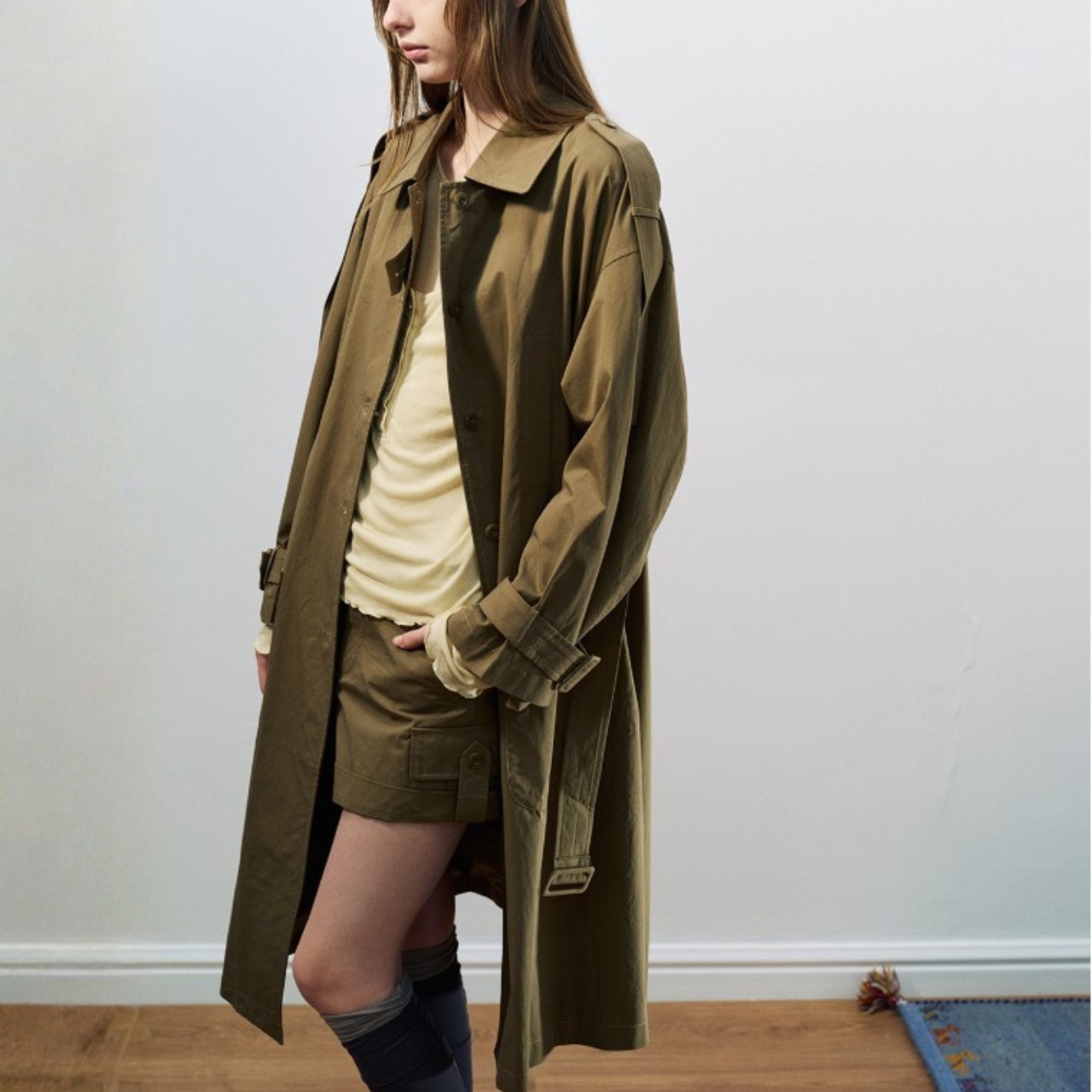 Ceinture Doux Trench Coat F0570