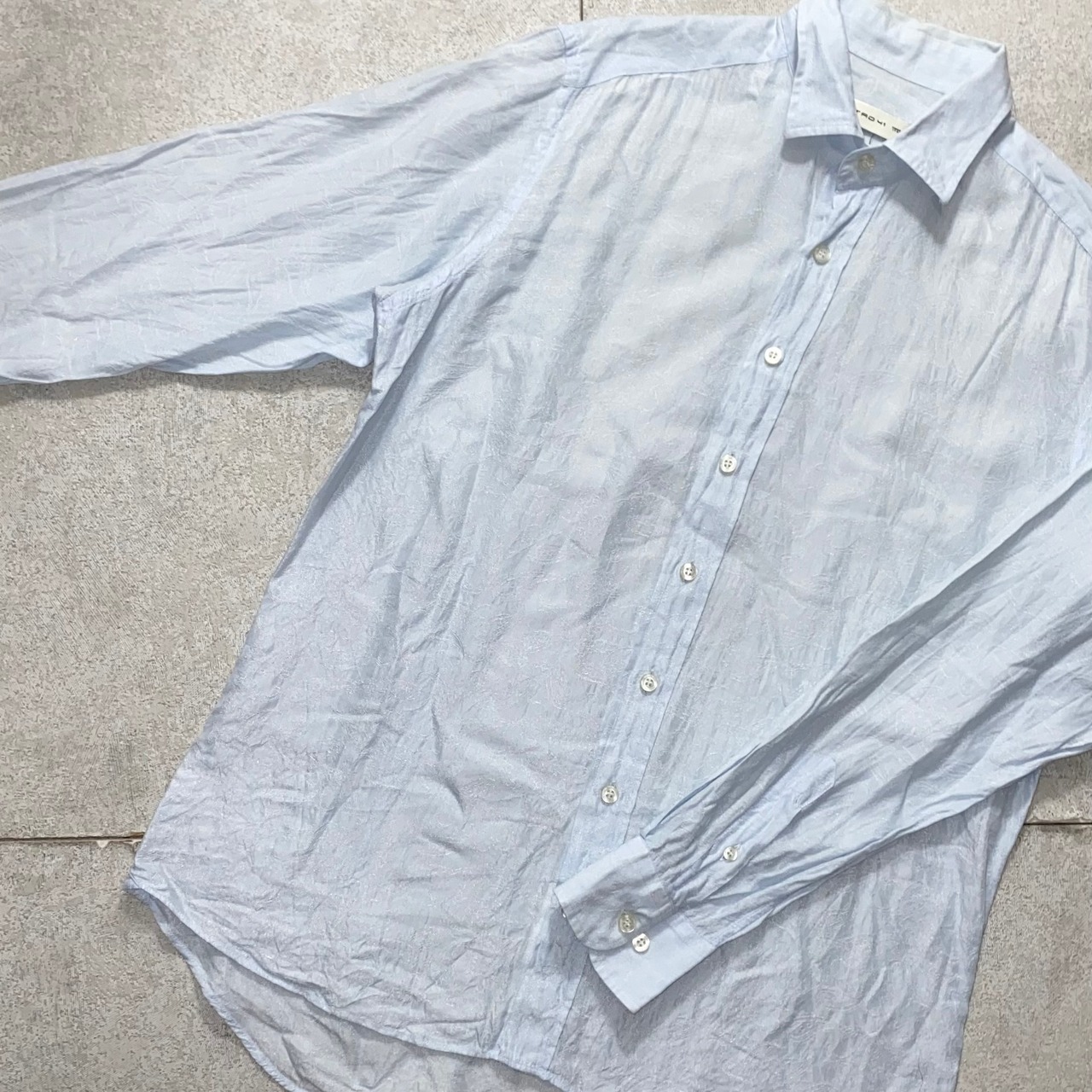 ETRO paisley woven linen shirt