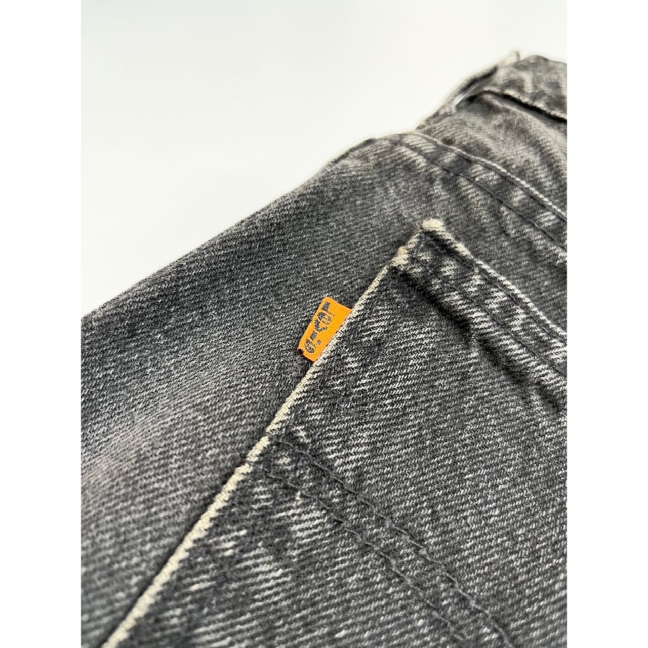 90s Levi’s 550 BLACK DENIM PANTS MADE IN USA  Size W36L32→W35L30