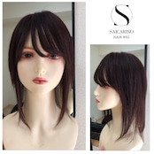 12ソワニー(ブラウン)人毛ウィッグピース