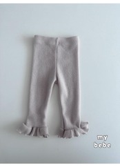 韓国子供服 / 26winter / my bebe / フリルレギンス / キッズ / 冬服 *XS~XL*