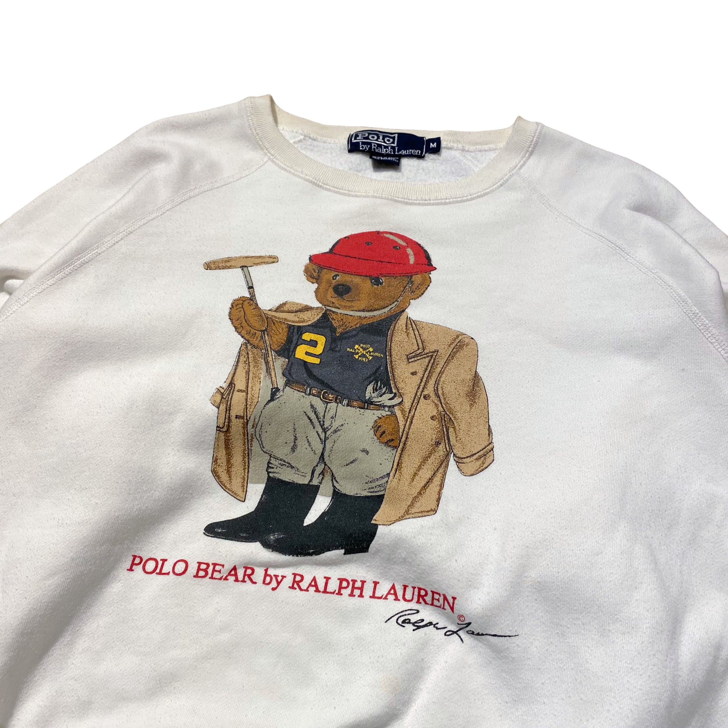 希少☆ポロベアラルフ好き必見! リメイク POLO BEAR  SWEAT