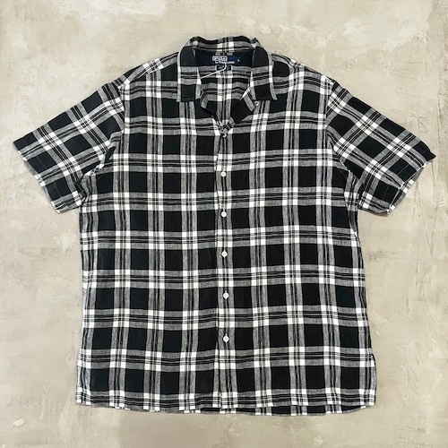 Polo Ralph Lauren "CLAYTON" Linen Check Shirt