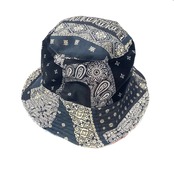 COTEMER Reversible Bucket Hat flannel ×paisley【hat10】