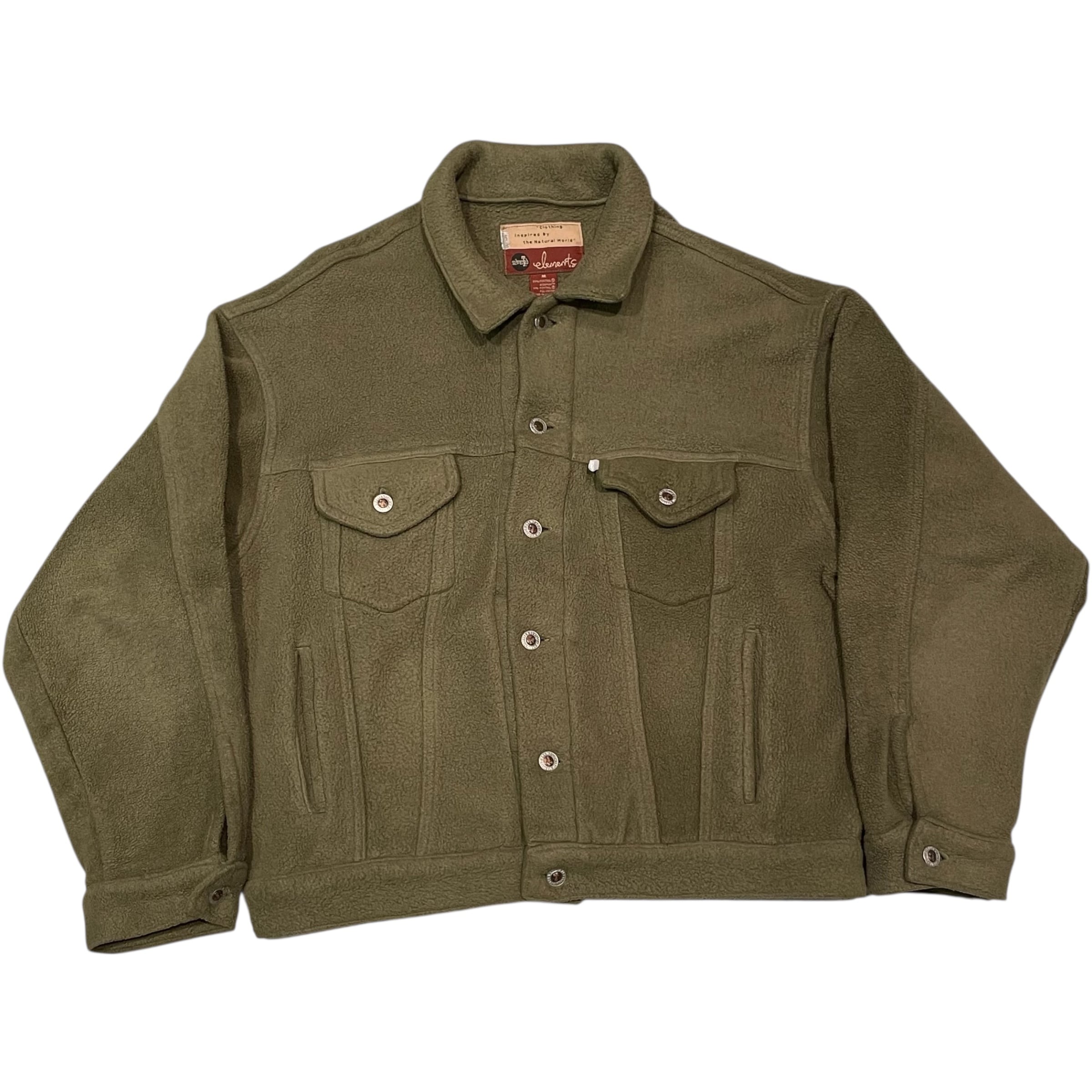 90s Levi's Silvertab "Elements" fleece tracker jacket