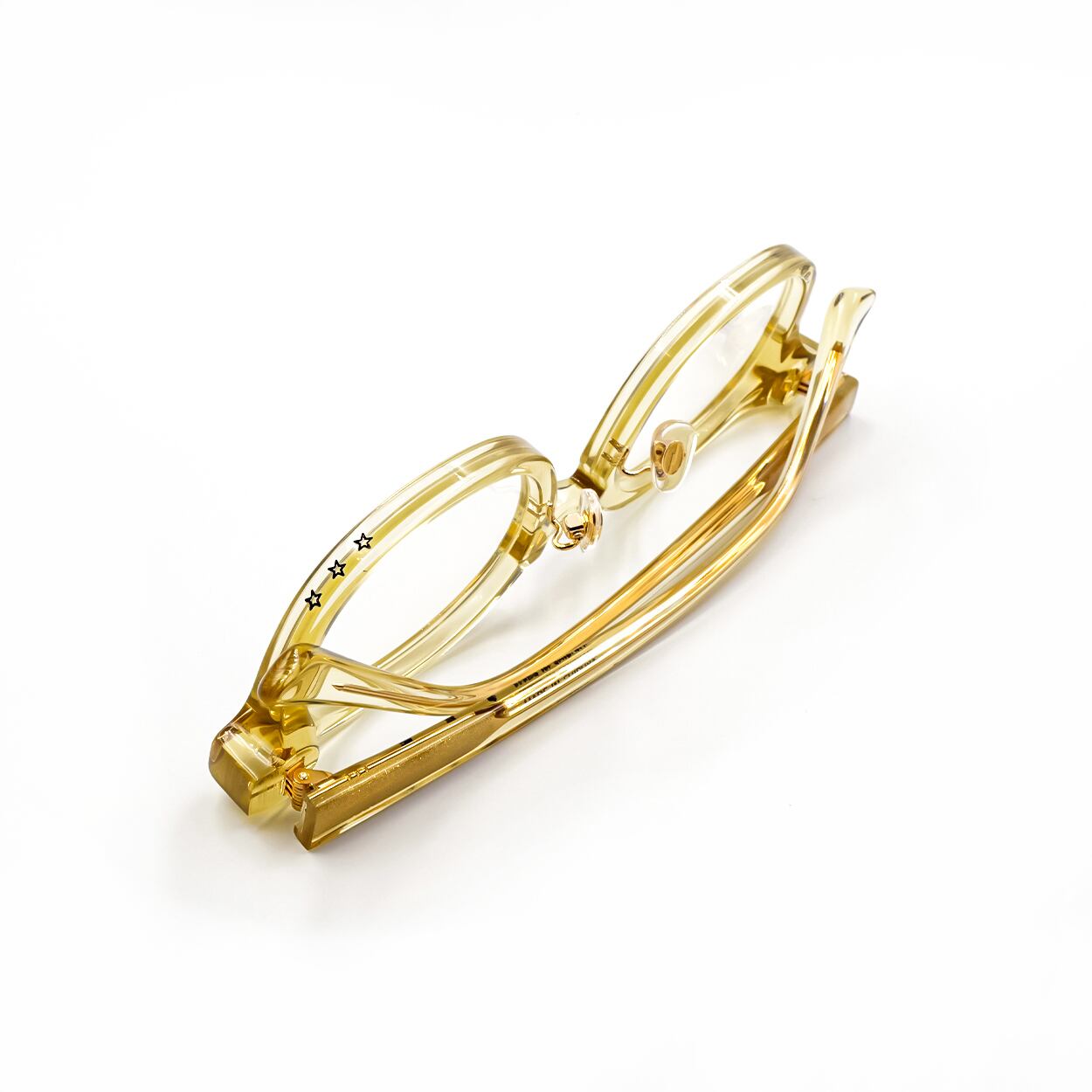 nshサングラス　Pale Orangeレンズ Open2 イエローフレーム nshサングラス Pale Orangeレンズ Open2 イエローフレーム