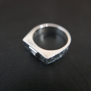 Antidote BUYERS CLUB Engraved Octagon Ring