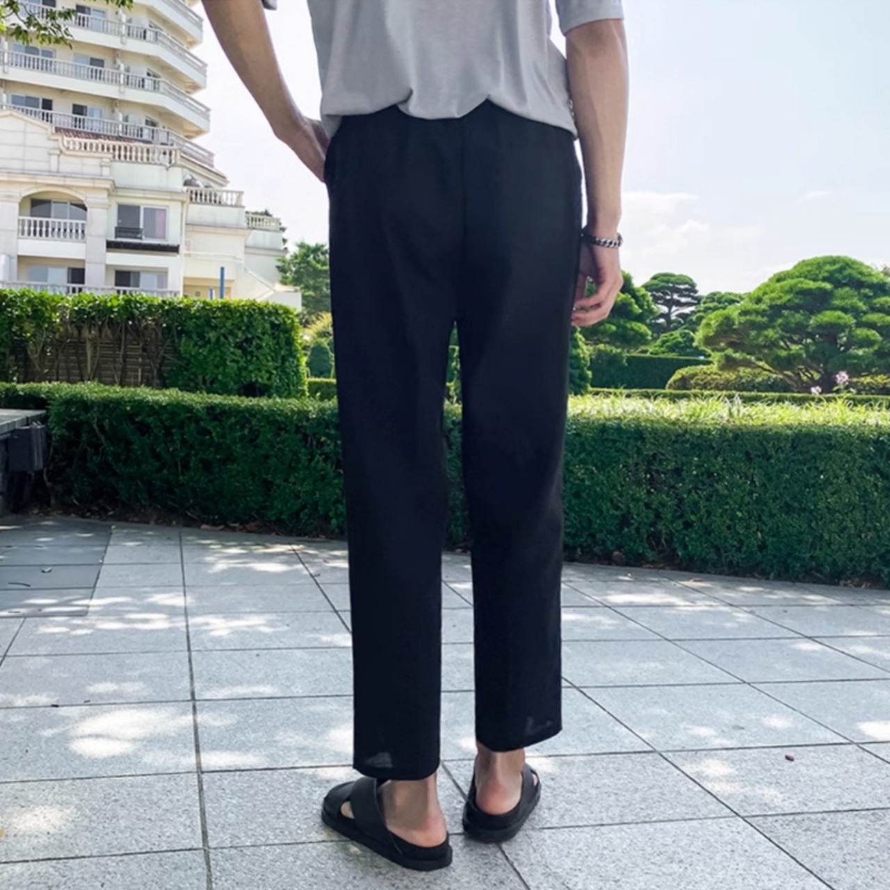 9分丈コンフォートサマーパンツ　0659